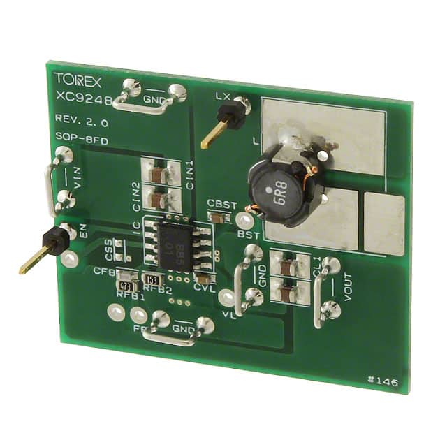 XC9248B08-EVB-3.3V EVAL BOARD FOR XC9248B085QR-G