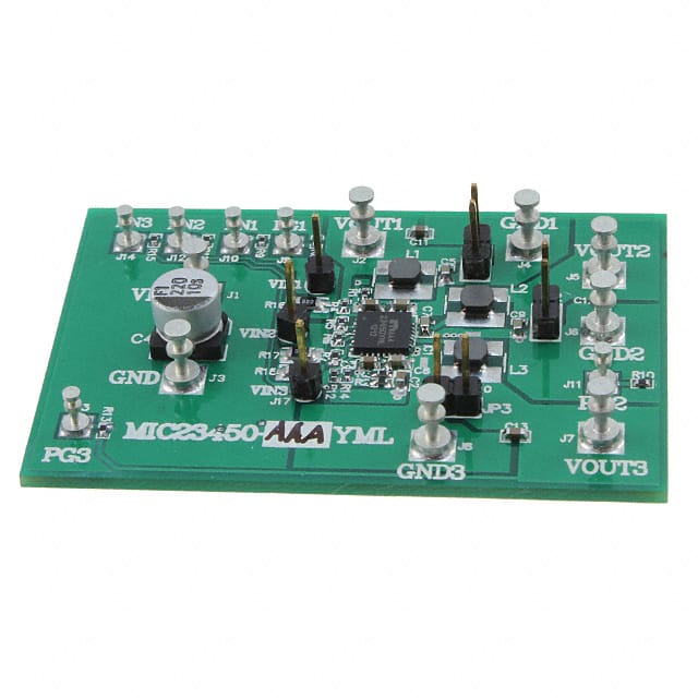 MIC23450-AAAYML-EV EVAL BOARD 3MHZ 2A BUCK REG