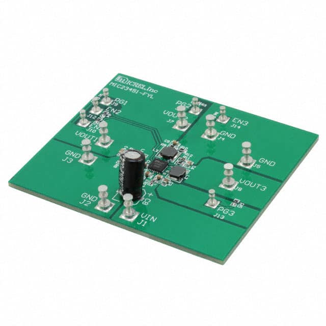 MIC23451-AAAYFL-EV EVAL BRD 2A TRIPLE REG MIC23451