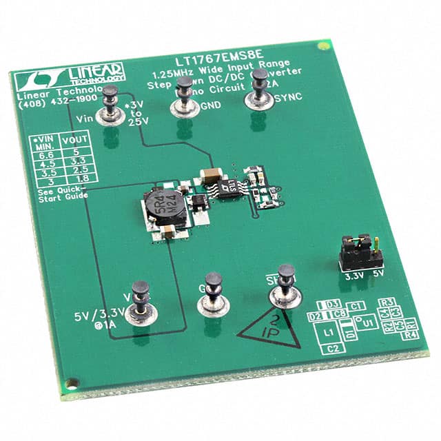 DC502A BOARD EVAL FOR LT1767EMS8E