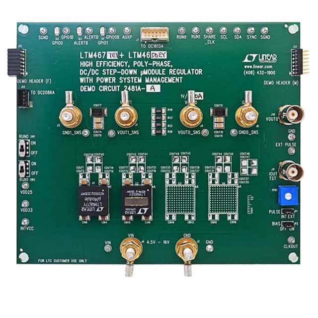 DC2481A-A DEMO BRD LTM4677 & LTM4650(X1)