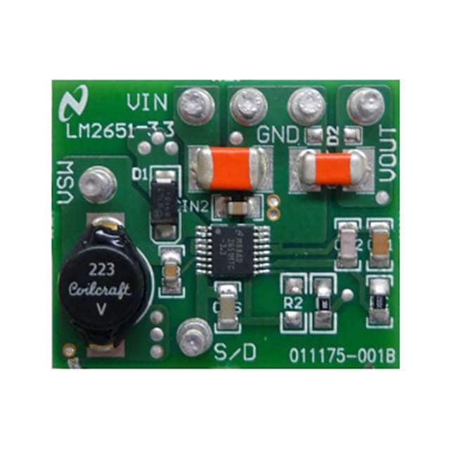 LM2651-3.3EVAL EVALUATION BOARD FOR LM2651-3.3