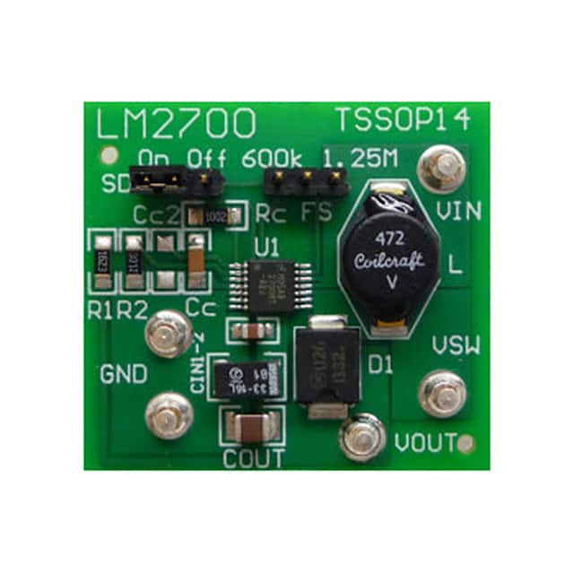 LM2700MT-ADJEV BOARD EVALUATION LM2700MT-ADJ