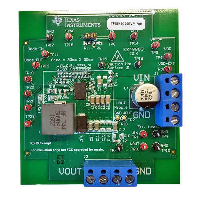 TPS543C20EVM-799 EVAL BOARD FOR TPS543C20 40A
