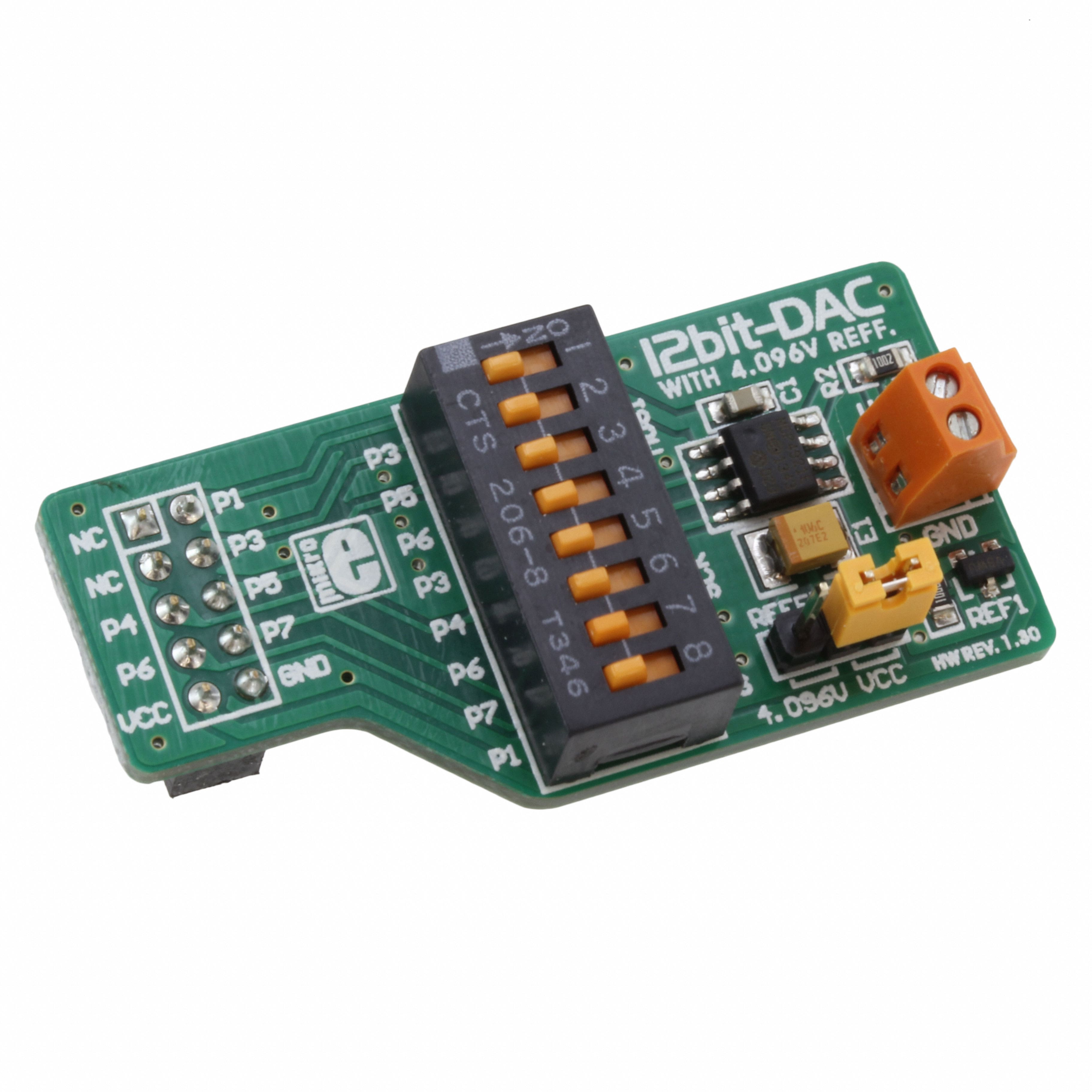 MIKROE-80 BOARD DAC 12BIT MCP4921