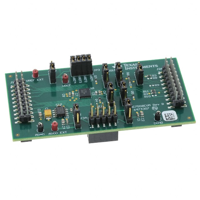 DAC7558EVM EVALUATION MODULE FOR DAC7558