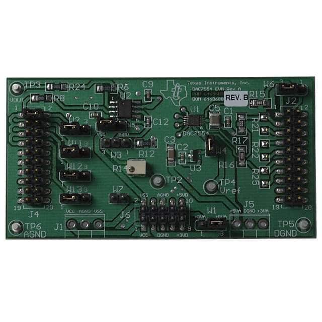 DAC7554EVM EVALUATION MODULE FOR DAC7554