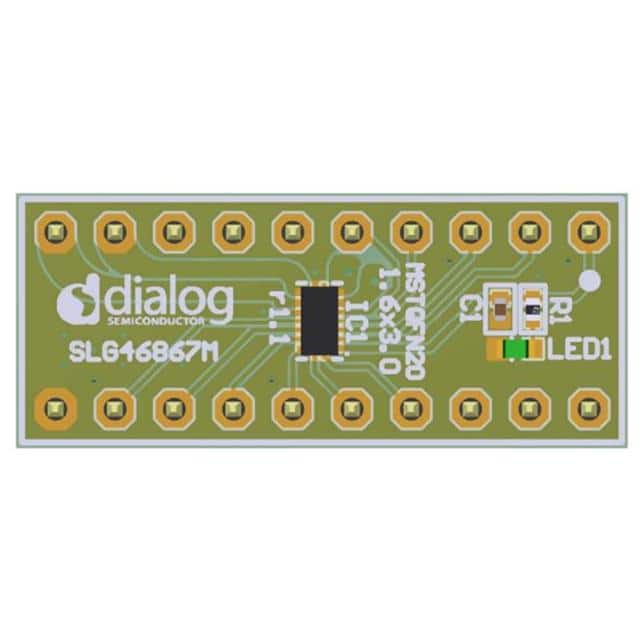 SLG46867M-DIP 20-PIN DIP PROTO BOARD SLG46867