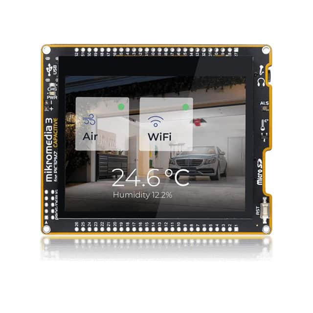 MIKROE-4729 MIKROMEDIA 3 FOR PIC32MZ CAPACIT