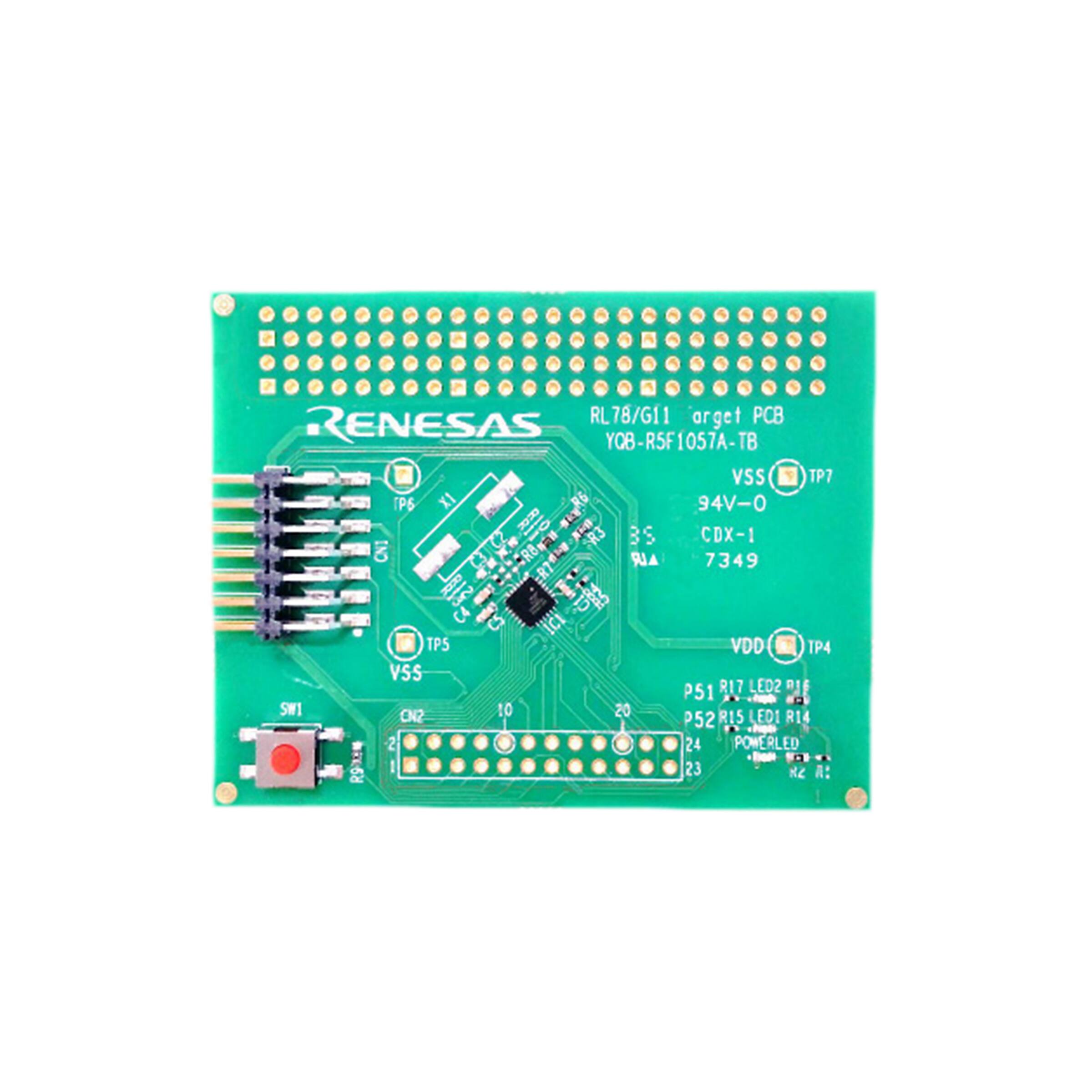 YQB-R5F1057A-TB RL78/G11 EVAL BRD