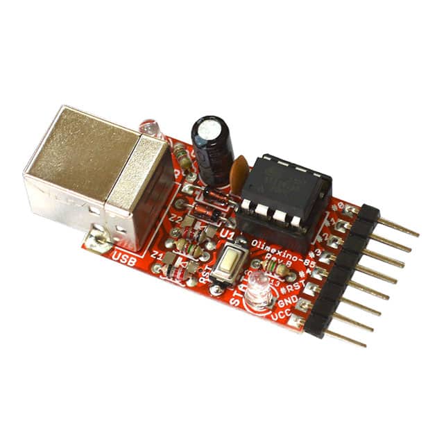 OLIMEXINO-85-ASM ATTINY85 EVAL BRD