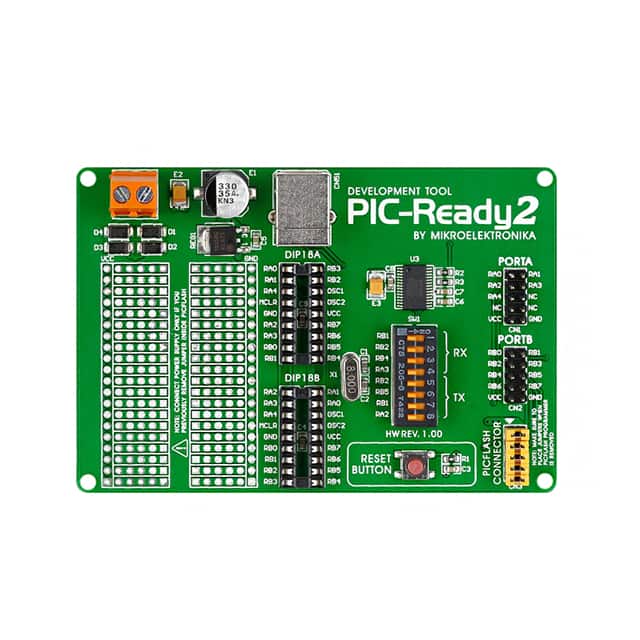 MIKROE-414 PIC-READY2 PIC MICRO MCU EVAL BD