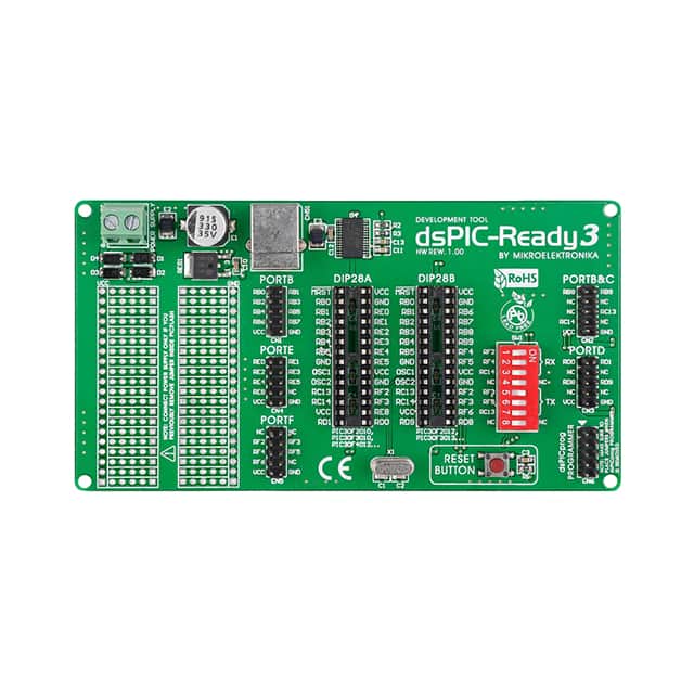 MIKROE-451 DSPIC-READY3 DSPIC30F EVAL BRD
