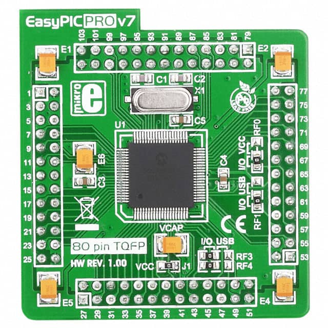 MIKROE-998 EASYPIC PRO V7 PIC18F8722 EVAL