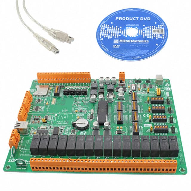 MIKROE-551 AVRPLC16 V6 ATMEGA32 EVAL BRD