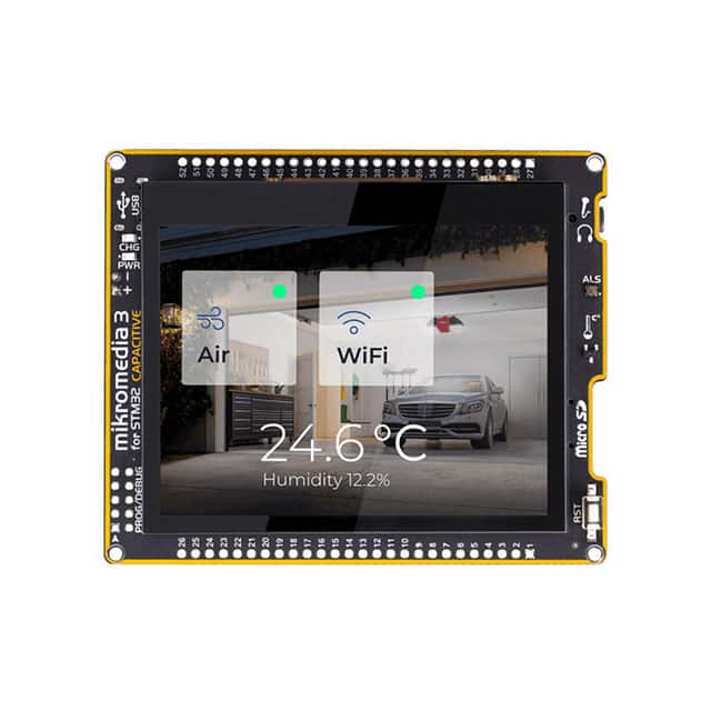 MIKROE-3648 MIKROMEDIA 3 FOR STM32F2