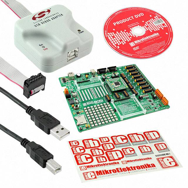 MIKROE-598 BIG8051 C8051F040 EVAL BRD