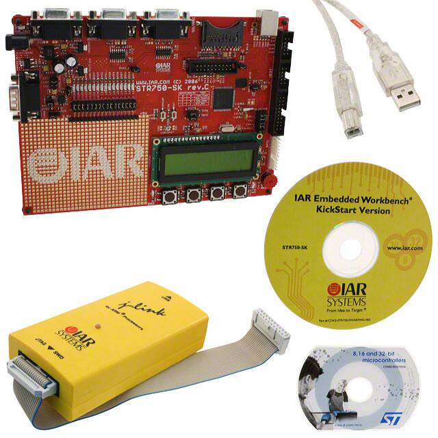 STR750-SK/IAR IAR KICKSTART STR7XX/91X EVAL BD