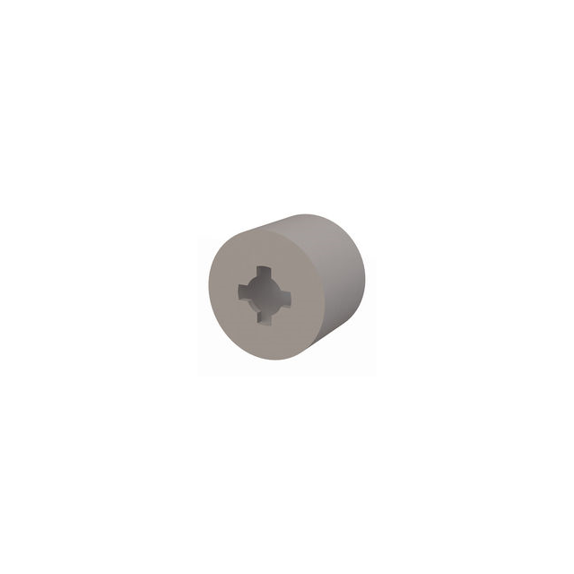 13SPRT032 Round spacer, female-female, unthreaded, made of natural nylon. Length 4.76mm, outer diameter 1.98mm.
