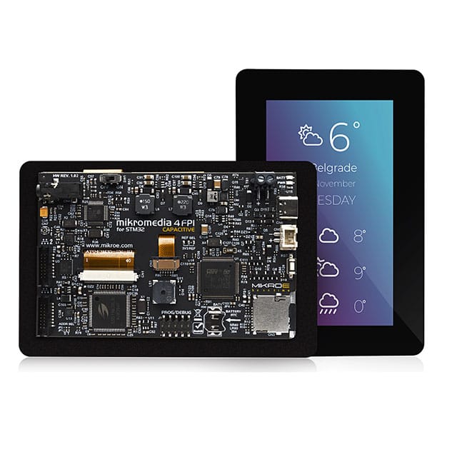 MIKROE-3838 MIKROMEDIA 4 STM32F4 CAPA FPI W/