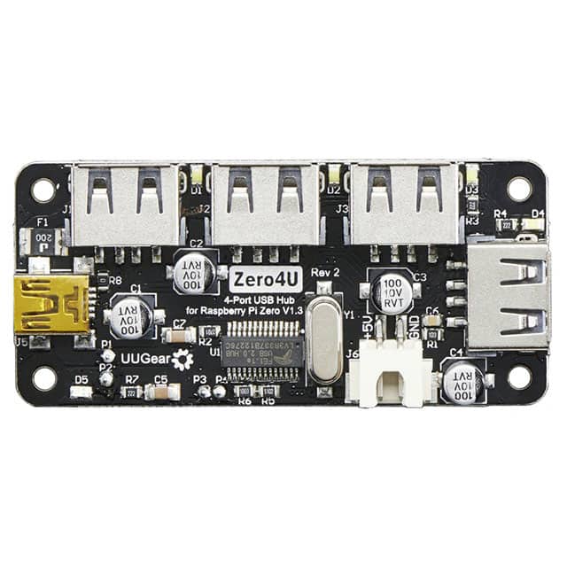 3298 ZERO4U 4 PORT USB HUB PI ZERO