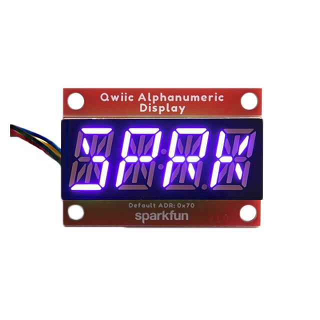 COM-16918 QWIIC ALPHANUMERIC DISP PURPLE