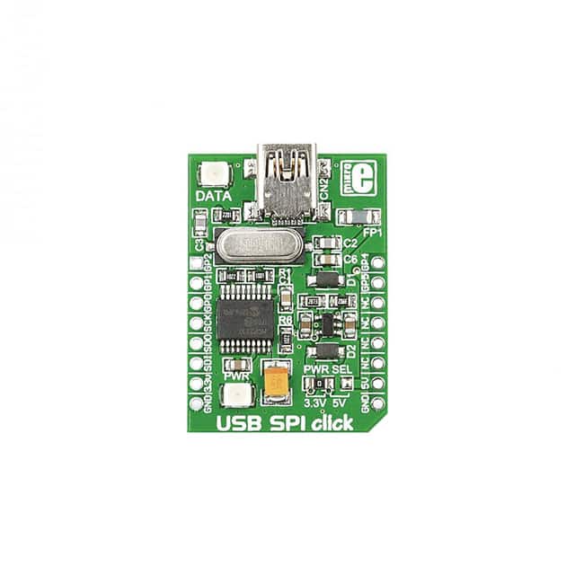 MIKROE-1204 BOARD USB SPI CLICK
