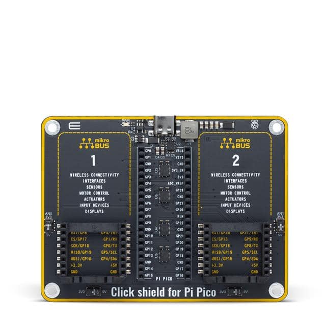 MIKROE-4985 CLICK SHIELD FOR PI PICO