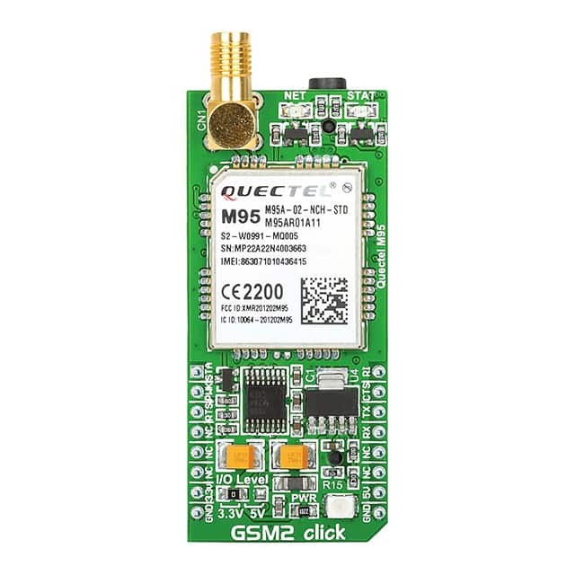 MIKROE-1375 RF TXRX MODULE CELLULAR SMA ANT