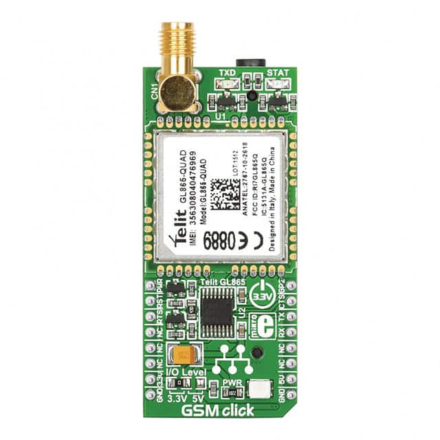 MIKROE-1298 RF TXRX MODULE CELLULAR
