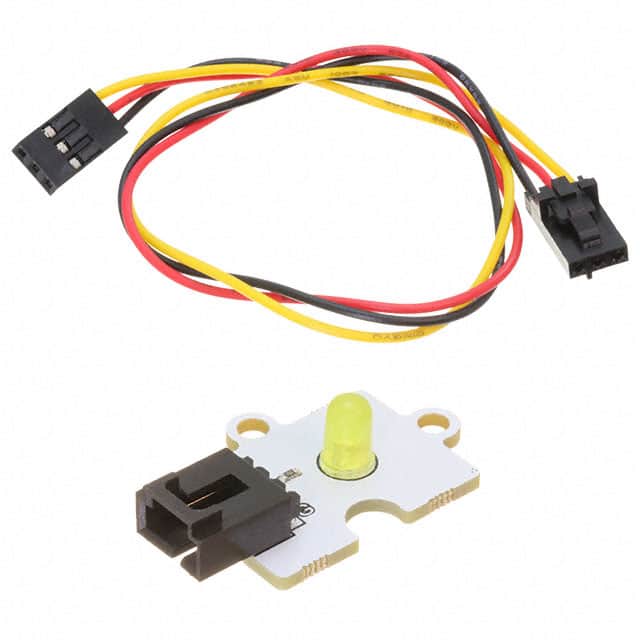 PIS-1265 OCTOPUS 5MM LED BRICK OBLED - YE