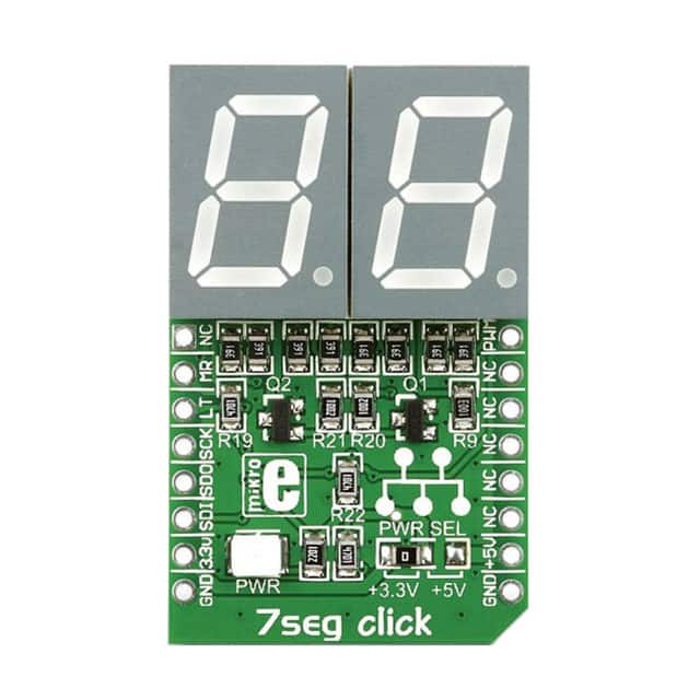 MIKROE-1201 BOARD 7SEG CLICK