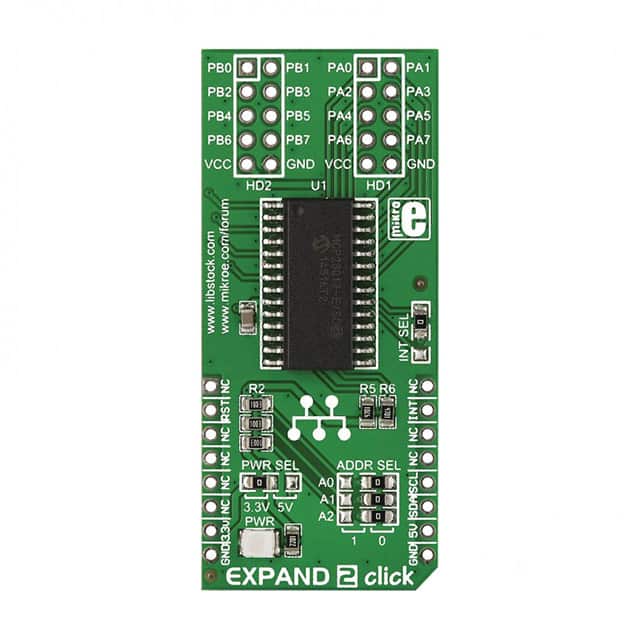 MIKROE-1838 DEV BOARD EXPAND 2 CLICK