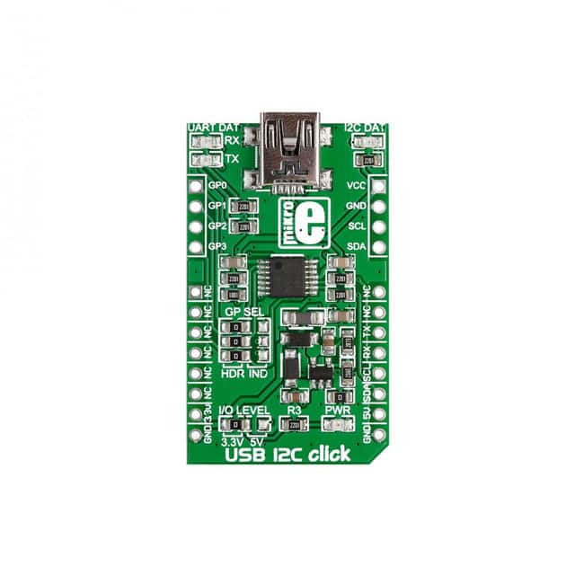 MIKROE-1985 CLICK BOARD USB I2C MCP2221