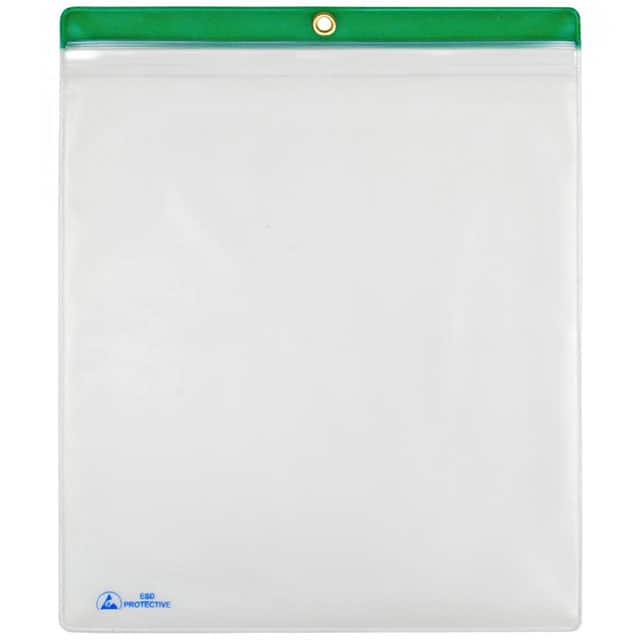 34456 ESD SHP TRVLR 10X12 CLR/GN 10PK