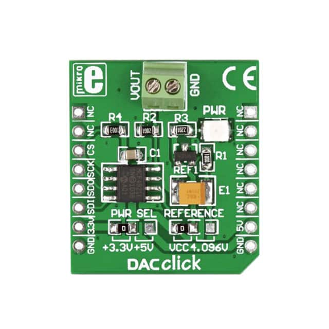 MIKROE-950 BOARD ACCY DAC CLICK MIKROBUS