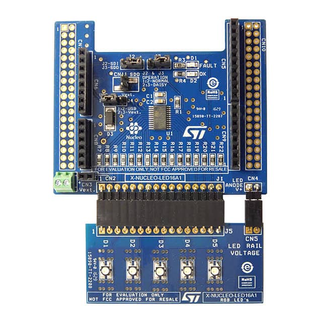 X-NUCLEO-LED16A1 NUCLEO BOARD LED1642GW LED DRVR