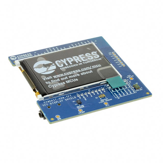 CY8CKIT-028-TFT SHIELD SENSORS AUDIO AND TFT