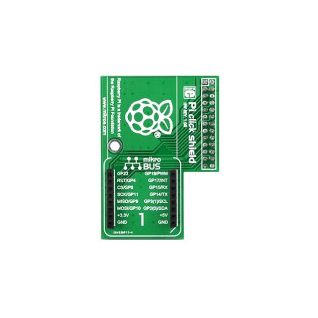 MIKROE-1513 PI CLICK SHIELD SOLDERED CONN