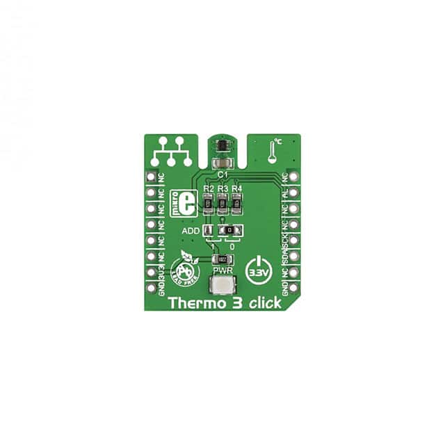 MIKROE-1885 DEV BOARD THERMO 3 CLICK