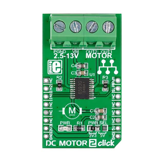 MIKROE-1911 BOARD DC MOTOR 2 CLICK