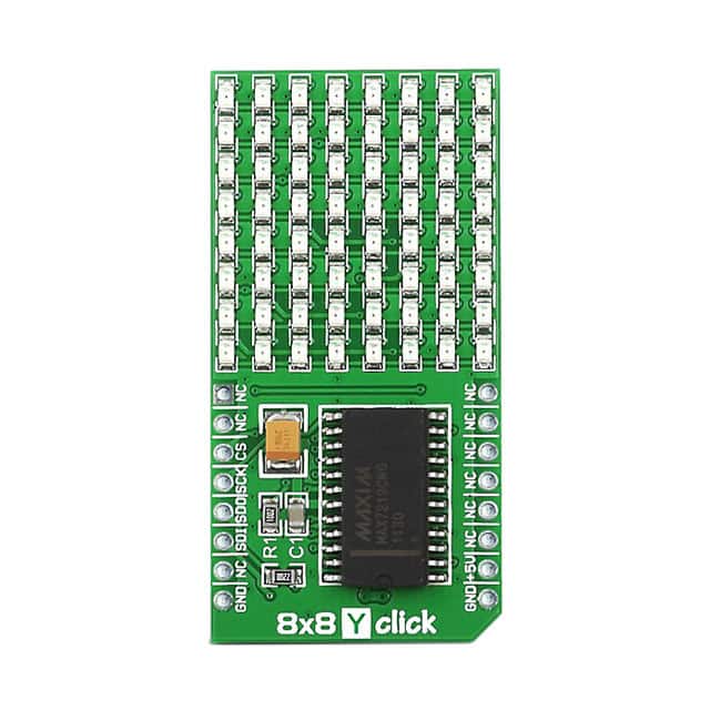 MIKROE-1294 DISPLAY BOARD 8X8 YLW CLICK