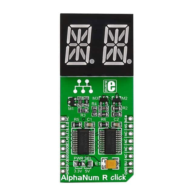 MIKROE-1864 ALPHANUM R CLICK 14SEGMENT DSPLY