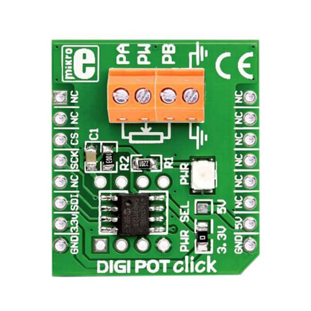 MIKROE-923 BOARD ACCY DIGIPOT MIKROBUS