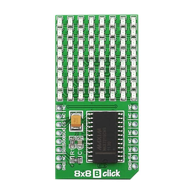 MIKROE-1307 DISPLAY BOARD 8X8 BLUE CLICK