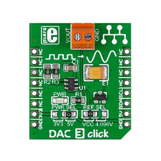 MIKROE-2038 DAC 3 CLICK