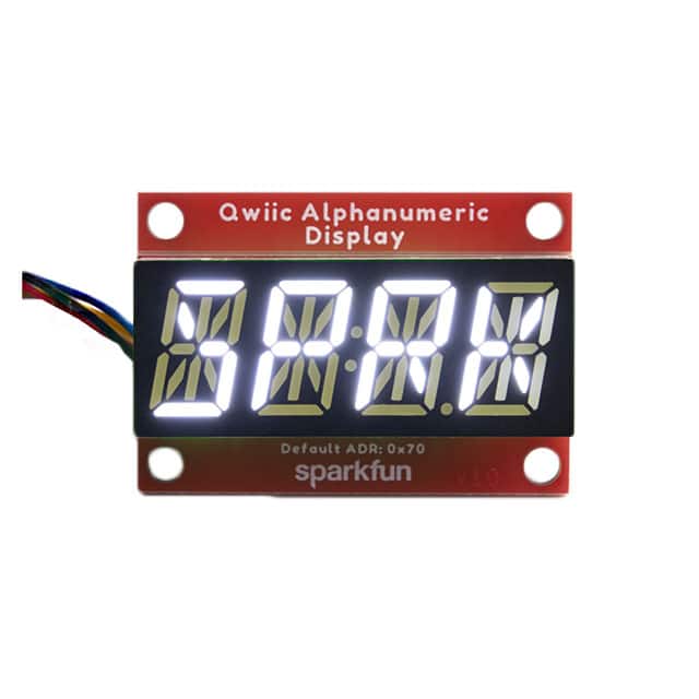 COM-18565 QWIIC ALPHANUMERIC DISPLAY WHITE