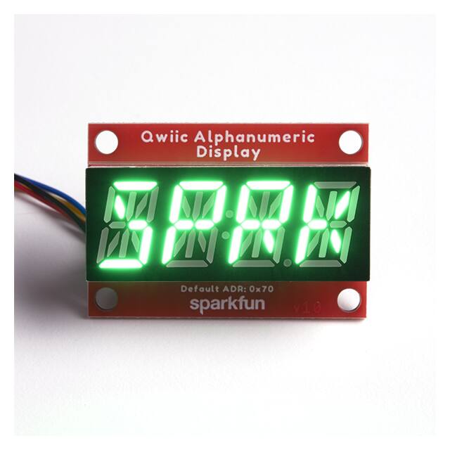 COM-18566 QWIIC ALPHANUMERIC DISPLAY GREEN