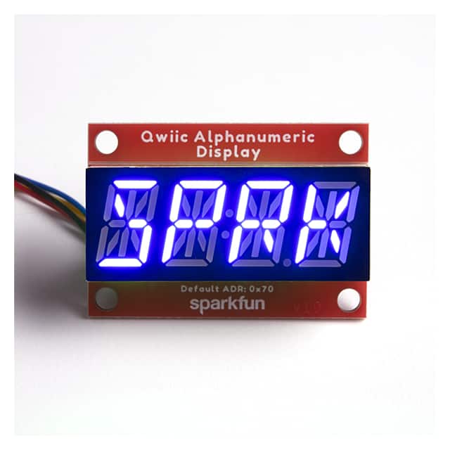 COM-16917 QWIIC ALPHANUMERIC DISPLAY BLUE
