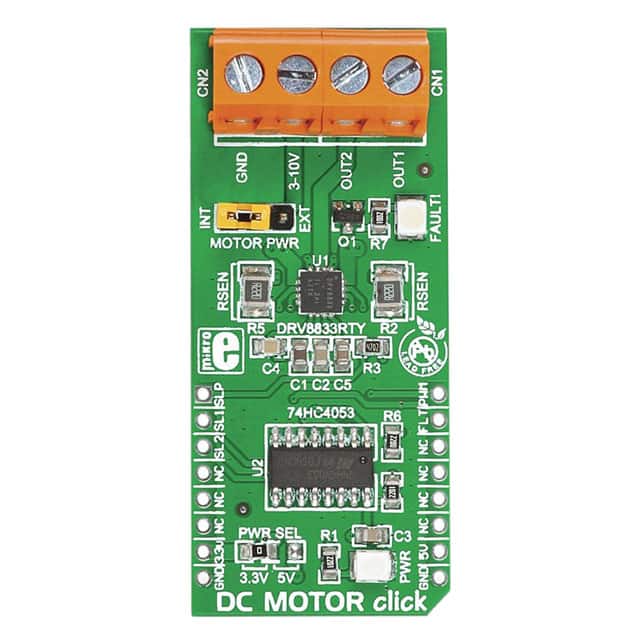 MIKROE-1526 DEV BOARD DC MOTOR